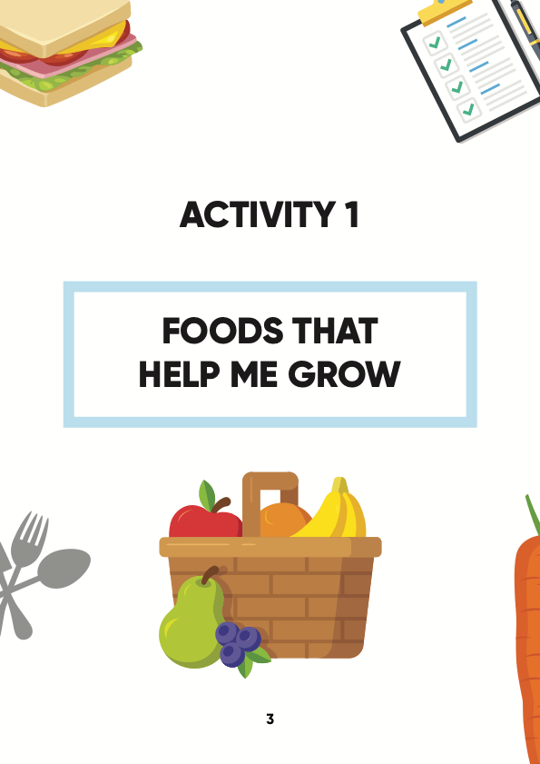Chapter 1- Foods That Help Me Grow