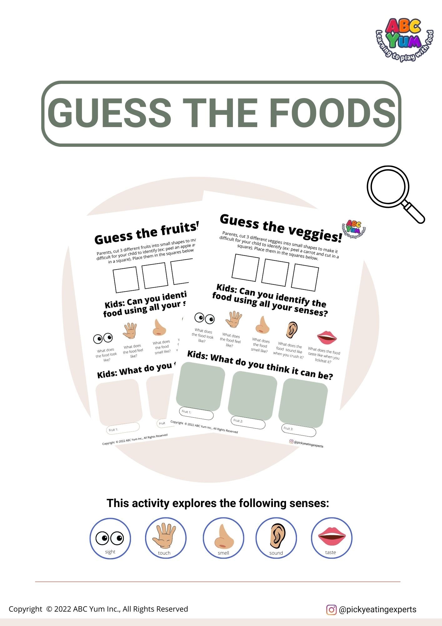 Guess the Foods Game