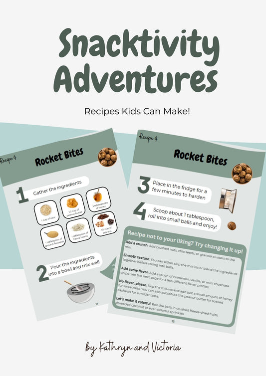 Snacktivity Adventures - Recipes Kids Can Make!