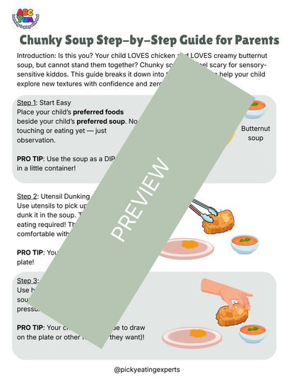 Chunky Soup Step-by-Step Guide for Parents
