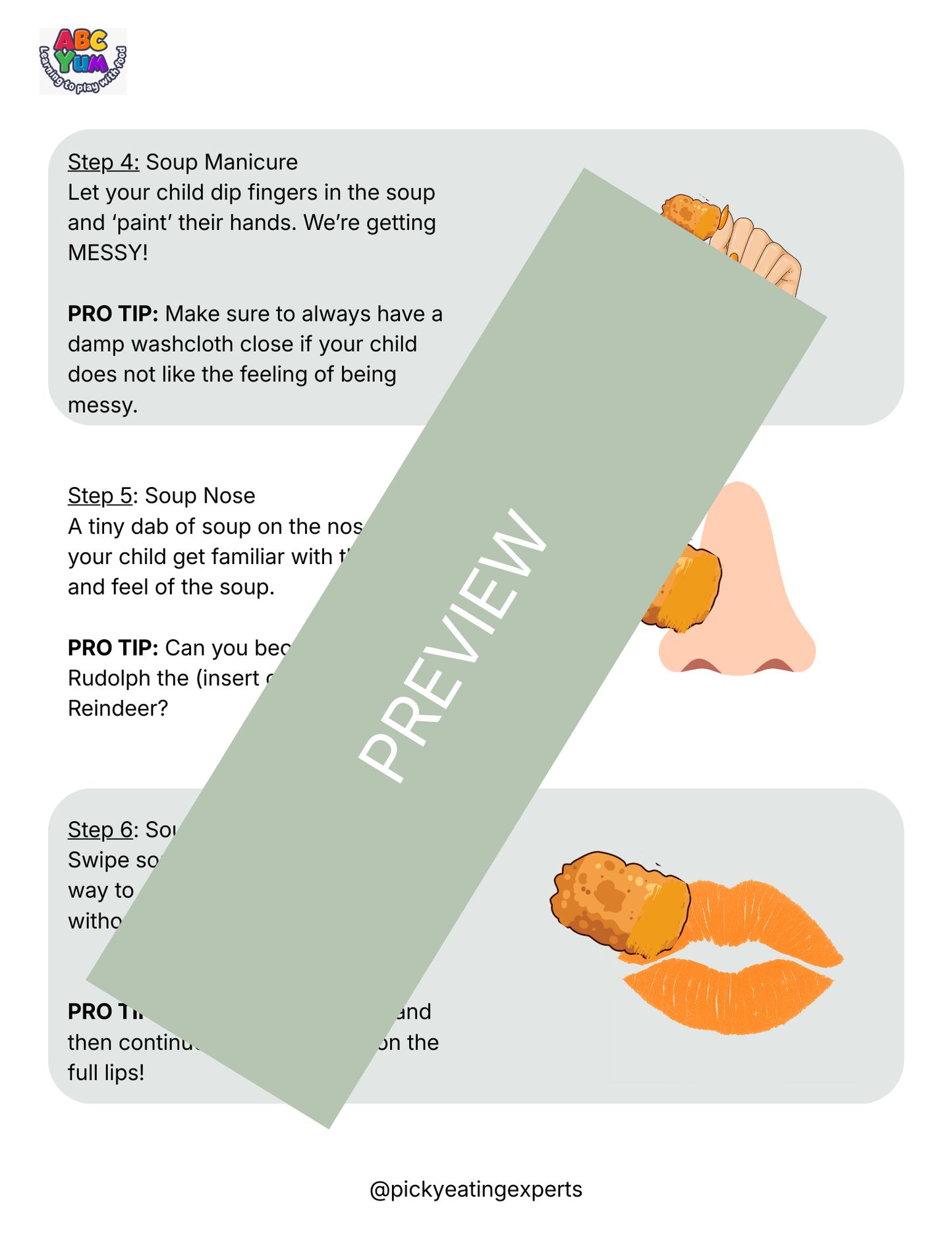 Chunky Soup Step-by-Step Guide for Parents