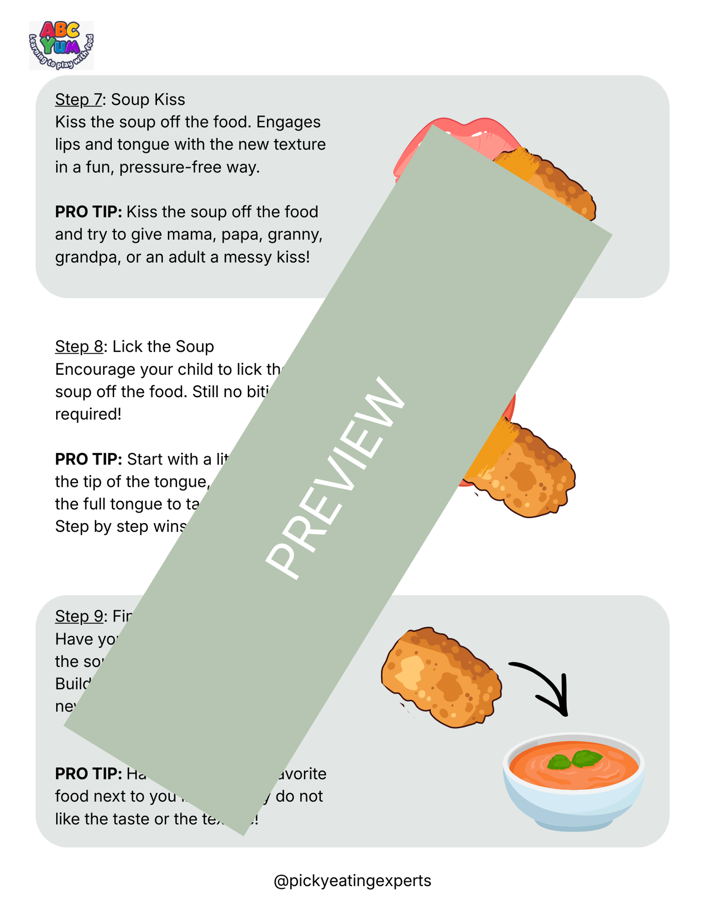 Chunky Soup Step-by-Step Guide for Parents