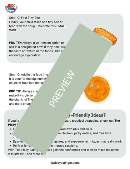 Chunky Soup Step-by-Step Guide for Parents