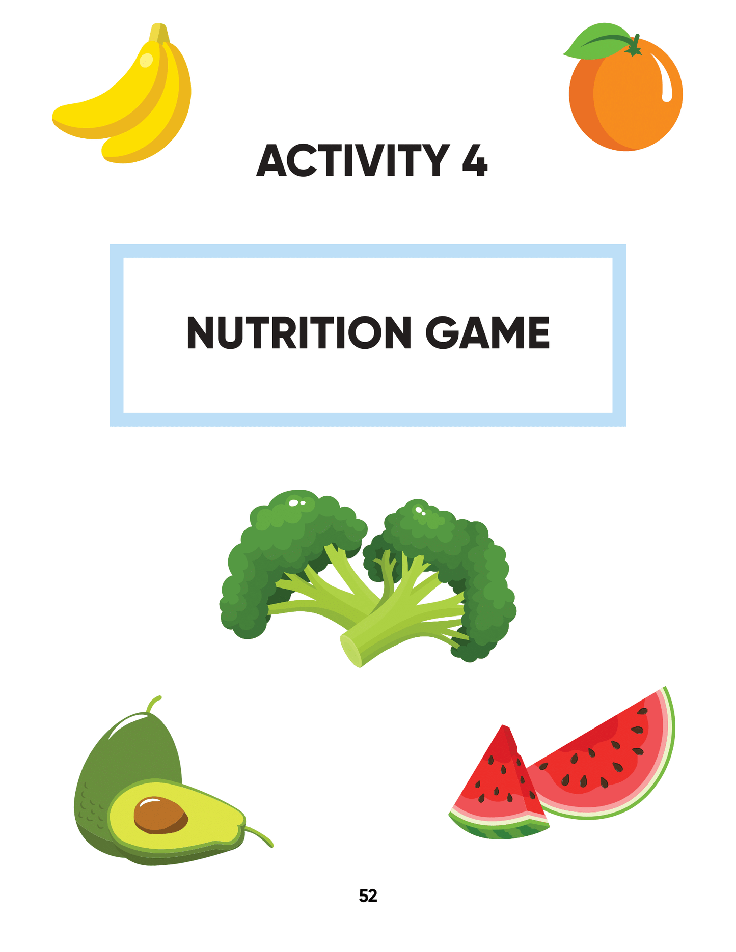 Chapter 4 - Nutrition game